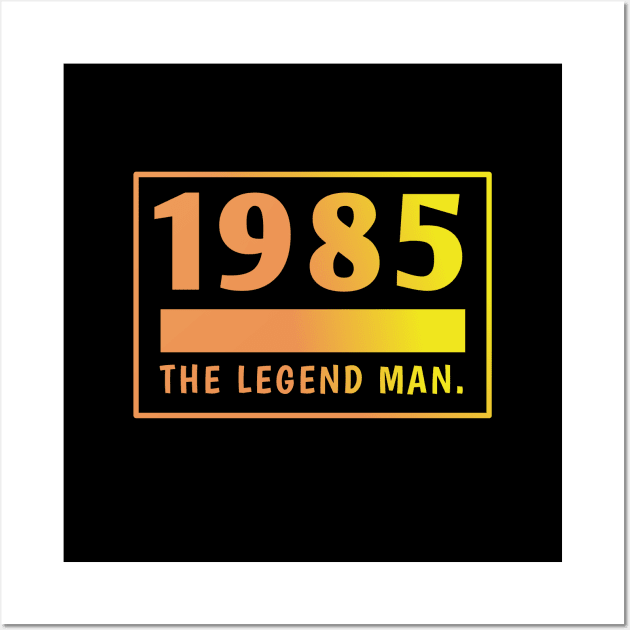 1985 birthday Wall Art by BlackMeme94